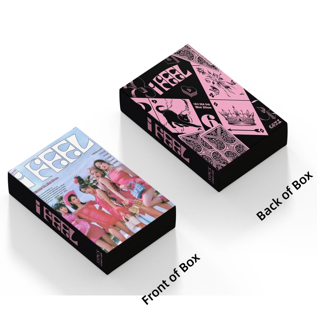 55pcs/box (G)I-DLE Album I FEEL Photocards QUEENCARD Lomo Cards