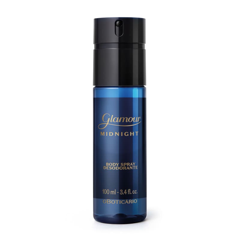 O BOTICARIO GLAMOUR MIDNIGHT DESODORANTE BODY SPRAY 100ml