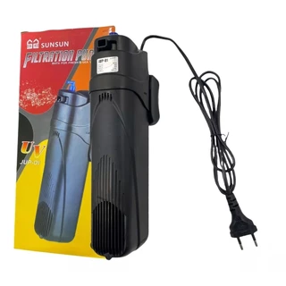 Filtro Interno UV 9W 800l/h Sunsun JUP-01 Para Aquários até 400L