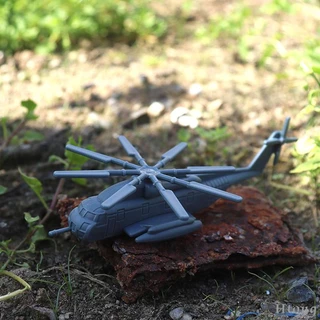 [Htong] 6x Fighter Toy Simulation Aircraft Modelo De Avião De Combate Presentes De Aniversário Micro Peças Paisagísticas Para Crianças Coleção De Adereços De Cena De Bricolage Helicóptero