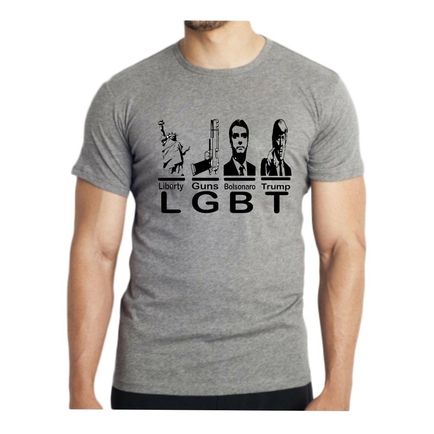 Camiseta Camisa Masculina Direita Bolsonaro Trump Promoção