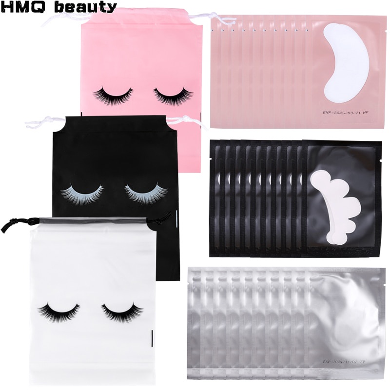 50/100Pairs Adesivos Para Pestanas Extensão De Sob Os Olhos A Construção De Pálpebras Ferramentas De Maquiagem