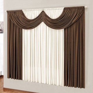 Cortina Para Sala Ou Quarto modelo Paris 2,00x 1,70Metros