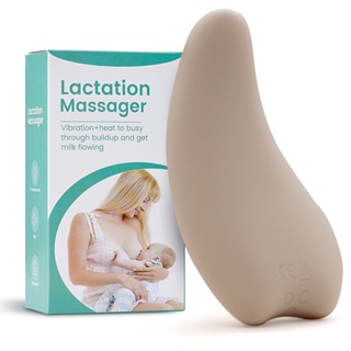 Massajador De Aquecimento De Lactação Silicone Macio Para Amamentação Calor + Vibração Dutos Entupidos Fluxo De Leite Pós-Parto Melhorado [22] [Nova Chegada]
