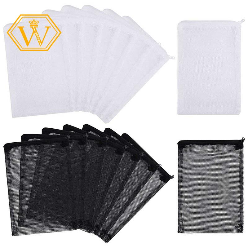 16 Sacos De Malha Para Aquário PCS , Filtro De Mídia De Nylon Com Zíper (Carbono Particulado) , Bio Balls
