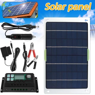 Painel Solar 250W 12V/24V Carregador De Célula Portátil Kit De Com Controlador IP65 À Prova Dip65 Água SHOPTKC1030