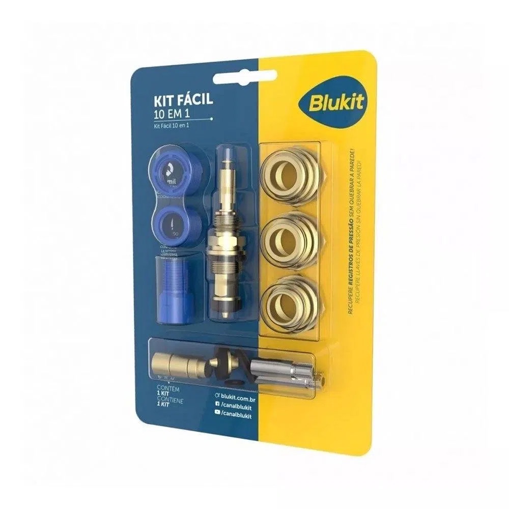 Kit Facil Salva Registro 10 em 1 Blukit | Shopee Brasil