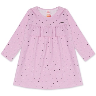 Vestido Primeiros Passos Menina Manga Longa Marisol Infantil