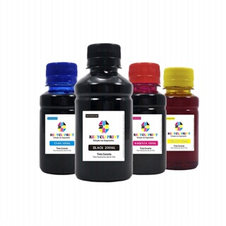 500ml Refil Tinta Compatível Impressora Epson L355 L365 L375 L380 L395 L396 L3110 L3150