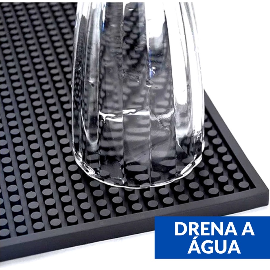 Tapete Escorredor De Louça Barmat Em Silicone Copos Pratos