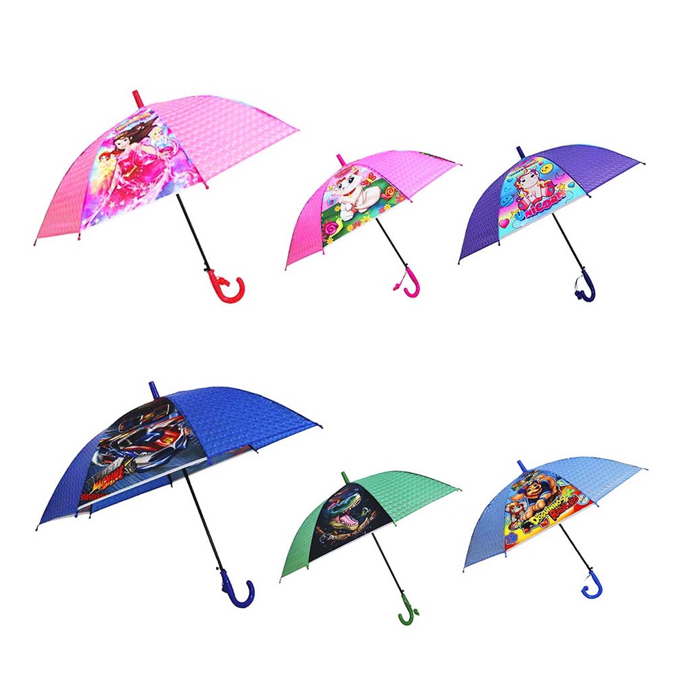 Segurança canto redondo crianças guarda-chuva feminino estudante da escola  primária do bebê do jardim de