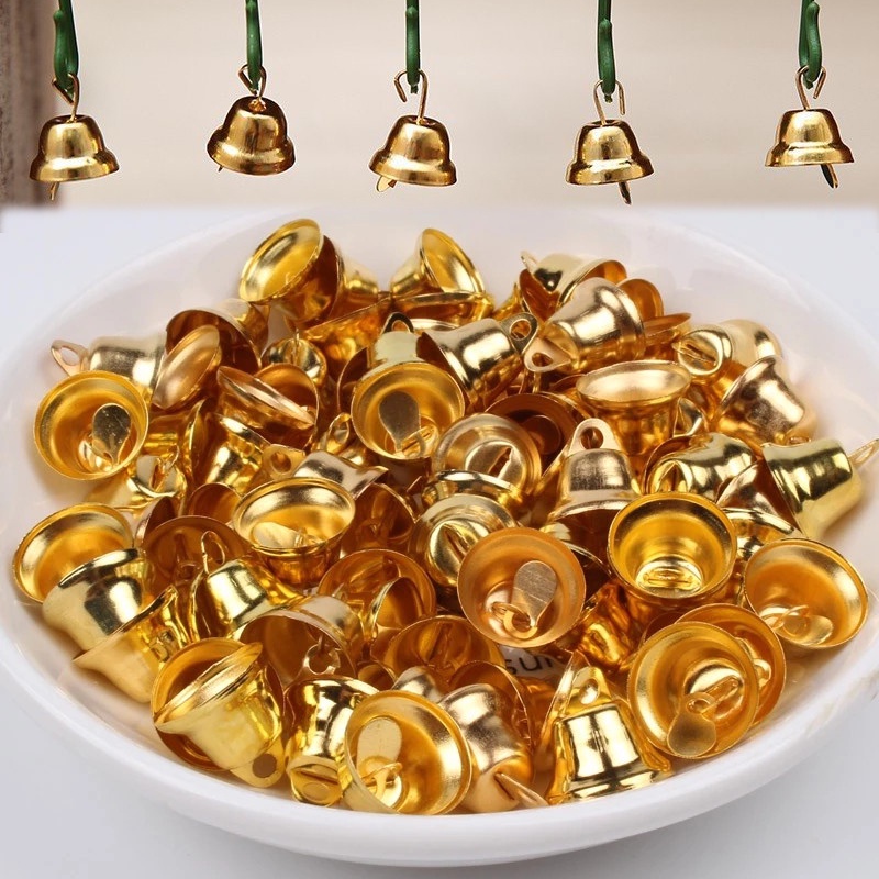 MARMERDO 20 Pçs Sino De Estimação Decoração De Natal Jingle Bells Para  Artesanato Guarnição De Pequeno Jingle Bell Sino De Vento Sinos Redondos  Jingle