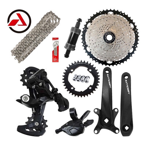 Kit Absolute V Completo Bike X V Mtb Cassete X Shopee Brasil