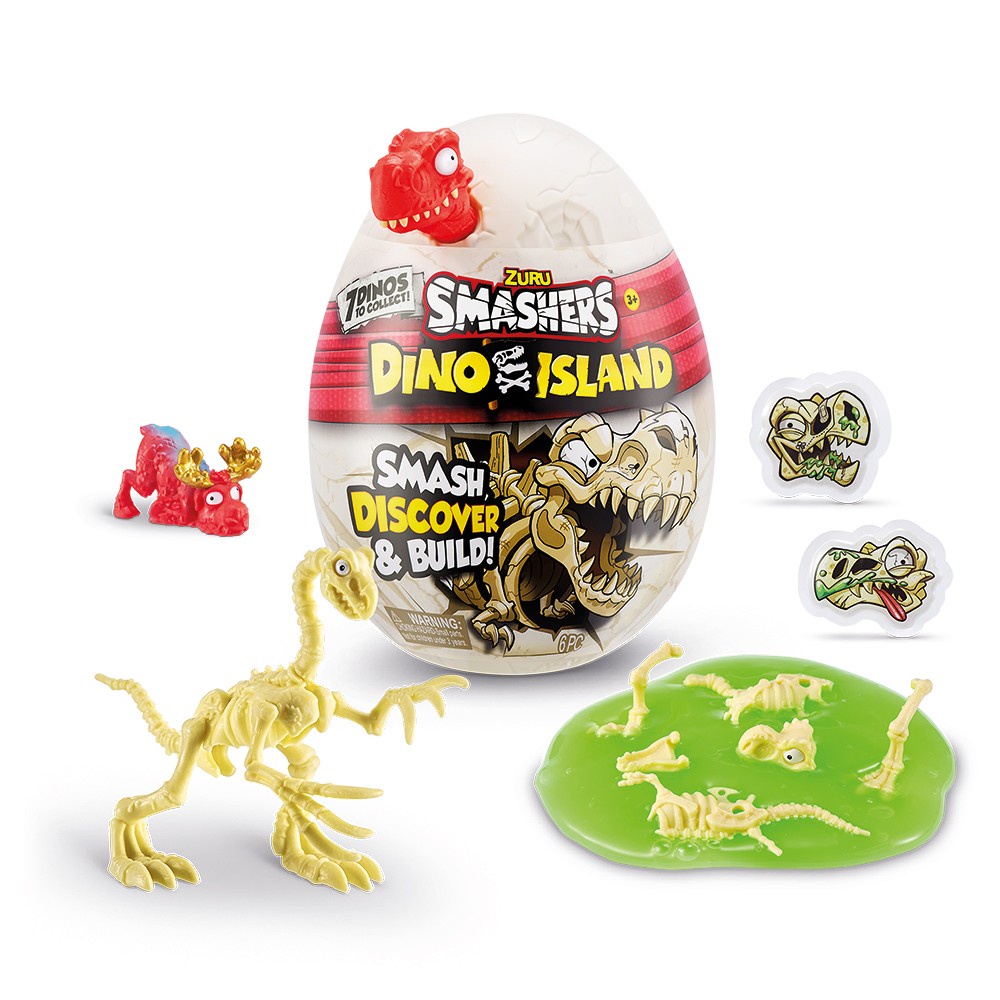 Smashers Ovo Dino Ilha dos Dinossauros Médio F00925 - Fun