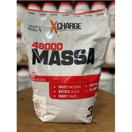 Hipercalórico Massa X-charge Batata Doce 3kg Envio Já — foto 1 — Achou Levou Brasil
