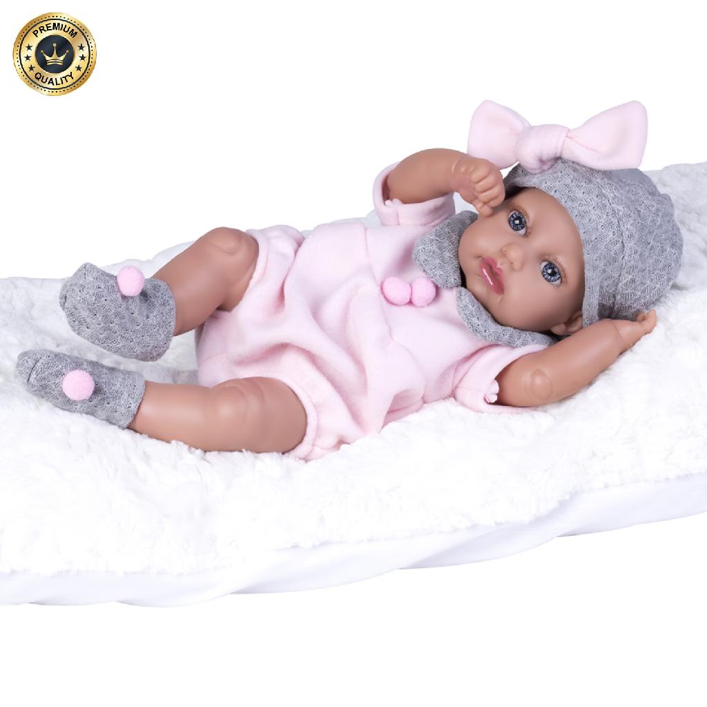 Boneca Bebe Reborn Princesa Rosa Poa Cegonha Reborn Dolls - USA Magazine