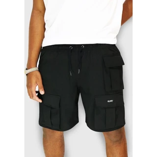 Shorts Água Alkary Bolsos Cargo Preto