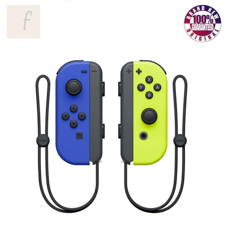Nintendo Switch Joy Con Controlador Azul Neon Amarelo | Shopee Brasil