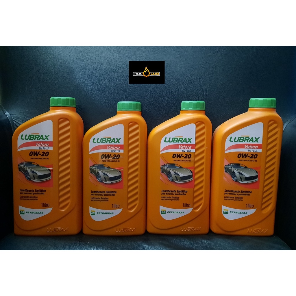 KIT 4 LITROS LUBRAX VALORA 0W20 SINTÉTICO | Shopee Brasil