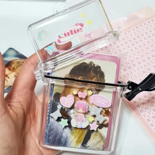 Mini Caixa De Cartão Ídolo Photocards Caso Fotos Coletar Titular Organizador Classificação Escola Papelaria-3 Polegada em Oferta na Shopee