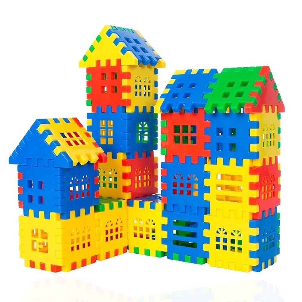blocos de montar 160/100/50 peças Blocos de construção para casas Brinquedos Educativos brinquedo para crianças Infantis Brinquedos de montar