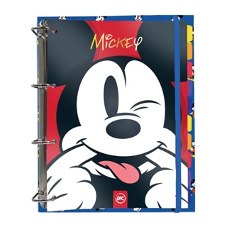 Fichário Universitário com elástico Mickey + 144 Folhas DAC