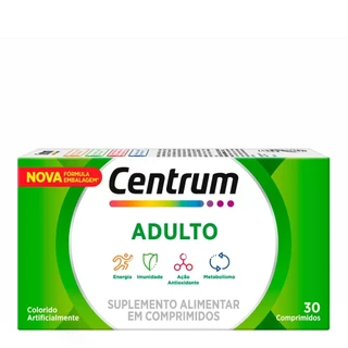 Suplemento Alimentar Centrum Adulto De A-Z 30 Comprimidos