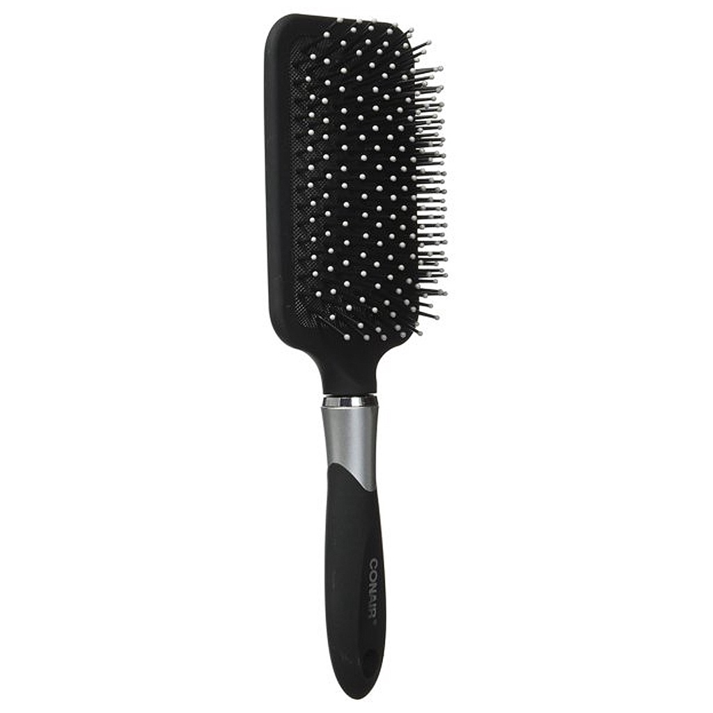 Escova De Cabelo Conair Velvet Touch Paddle Brush Preto Shopee Brasil