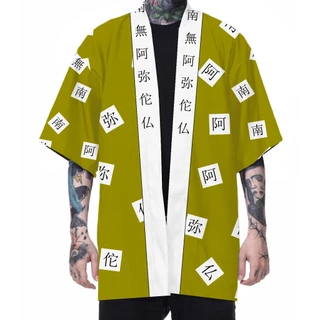 Capa Kimono Gyomei Himejima Demon Slayer Kimetsu no Yaiba
