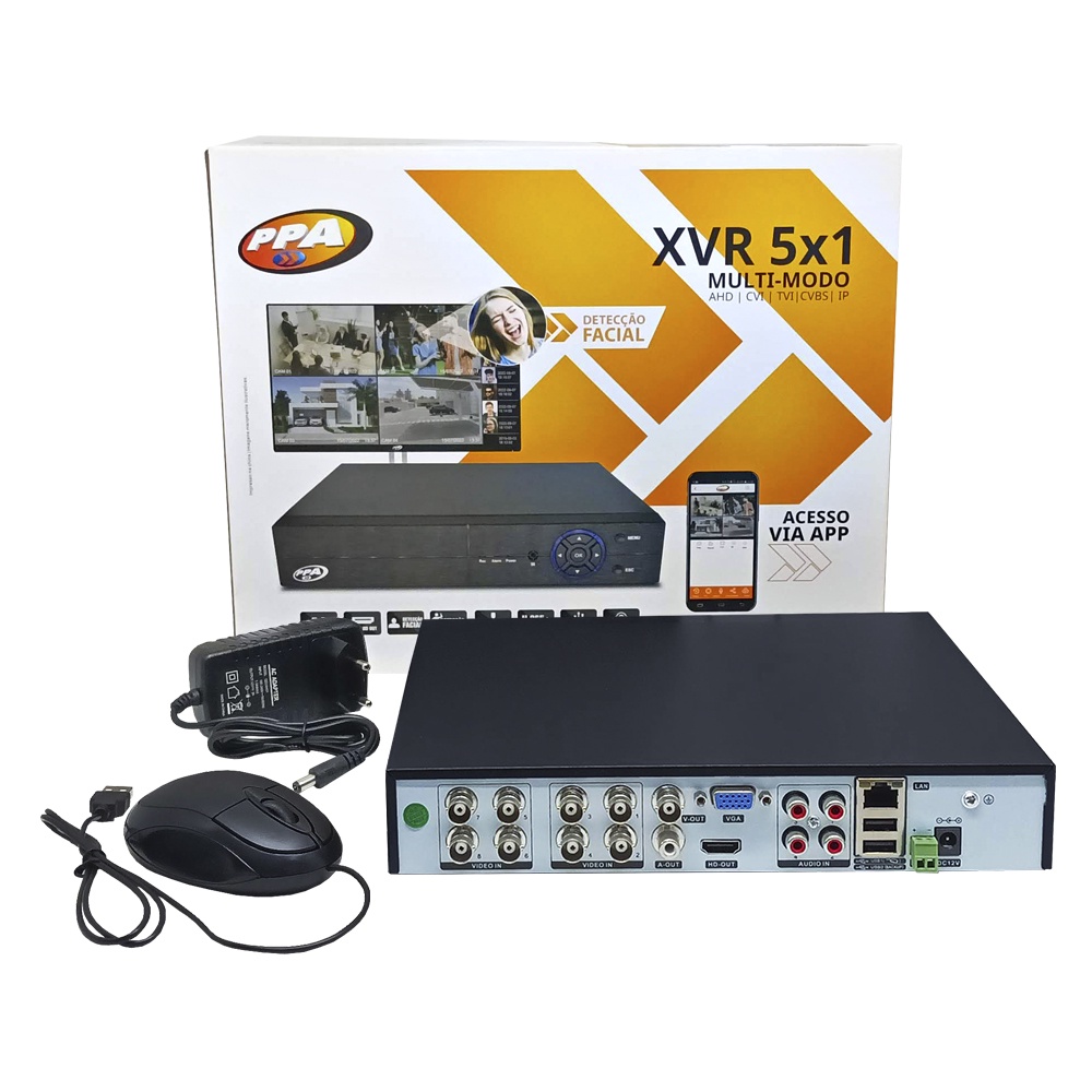 Dvr 8 Canais Xvr 5x1 Multi-Modo Full HD 1080p Citrox PPA | Shopee