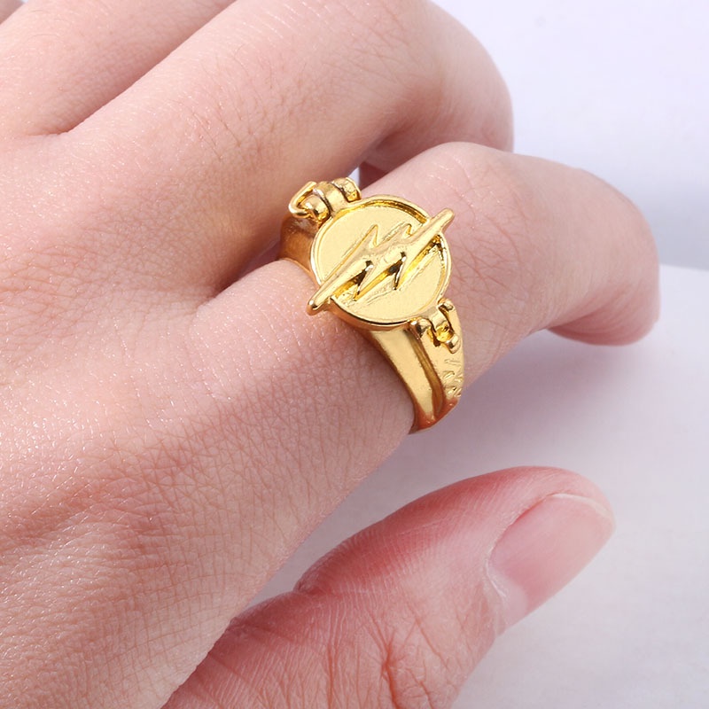 2023 Novo KG Anéis Histórias Em Quadrinhos Anel do Flash