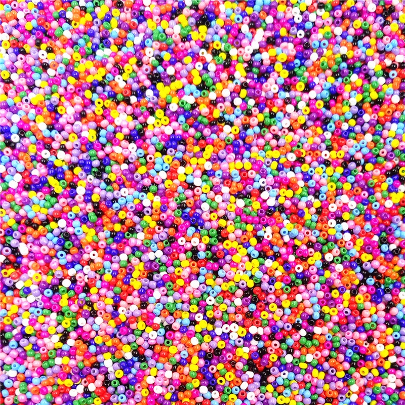 1000Pcs Espaçador De 2mm Jóias Com Contas Acrílicas Soltas Acessórios Para Confecção De