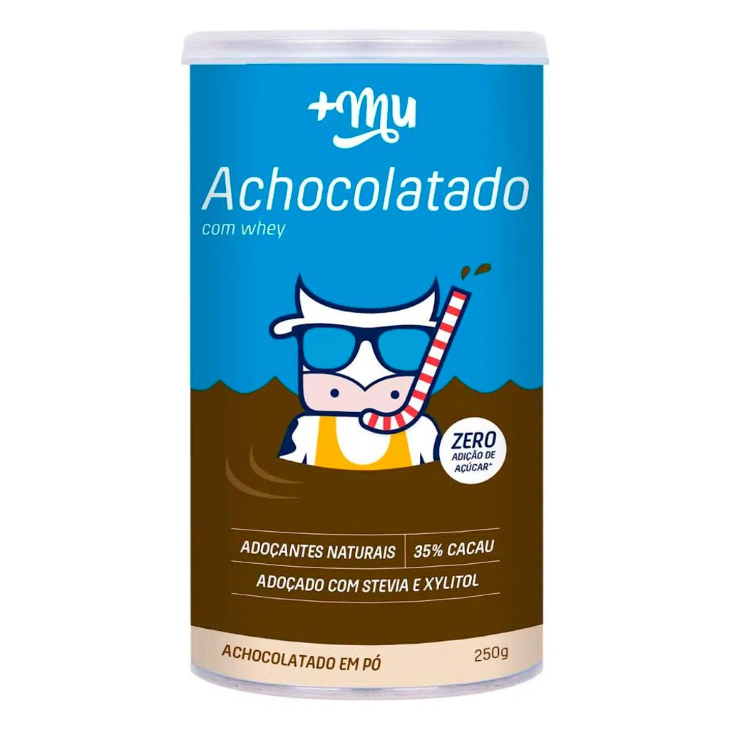 Achocolatado com Whey Mais Mu 250g