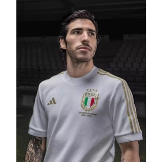 (P-4GG) 2023/2024 Italy II Edição 125th Aniversário White Football Jersey High Quality Tailândia Versão 1 : 1 Camisa de time Personalizada Masculina YDL