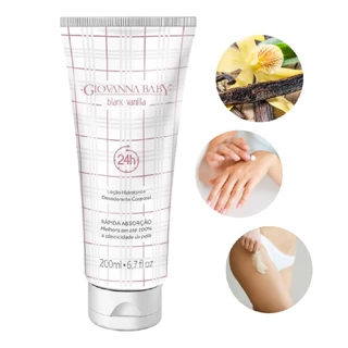 Locao Hidratante 24h Desodorante Vanilla Giovanna Baby 200ml
