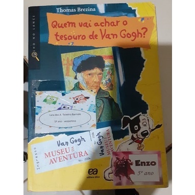 Quem Vai Achar O Tesouro De Van Gogh? Thomas Brezina | Shopee Brasil