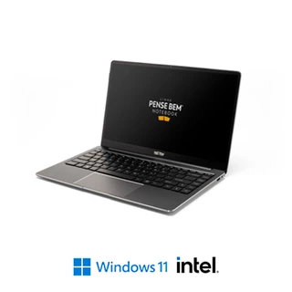 Pense Bem Notebook-Intel Celeron 128GB SSD 4GB RAM Win 11 Home