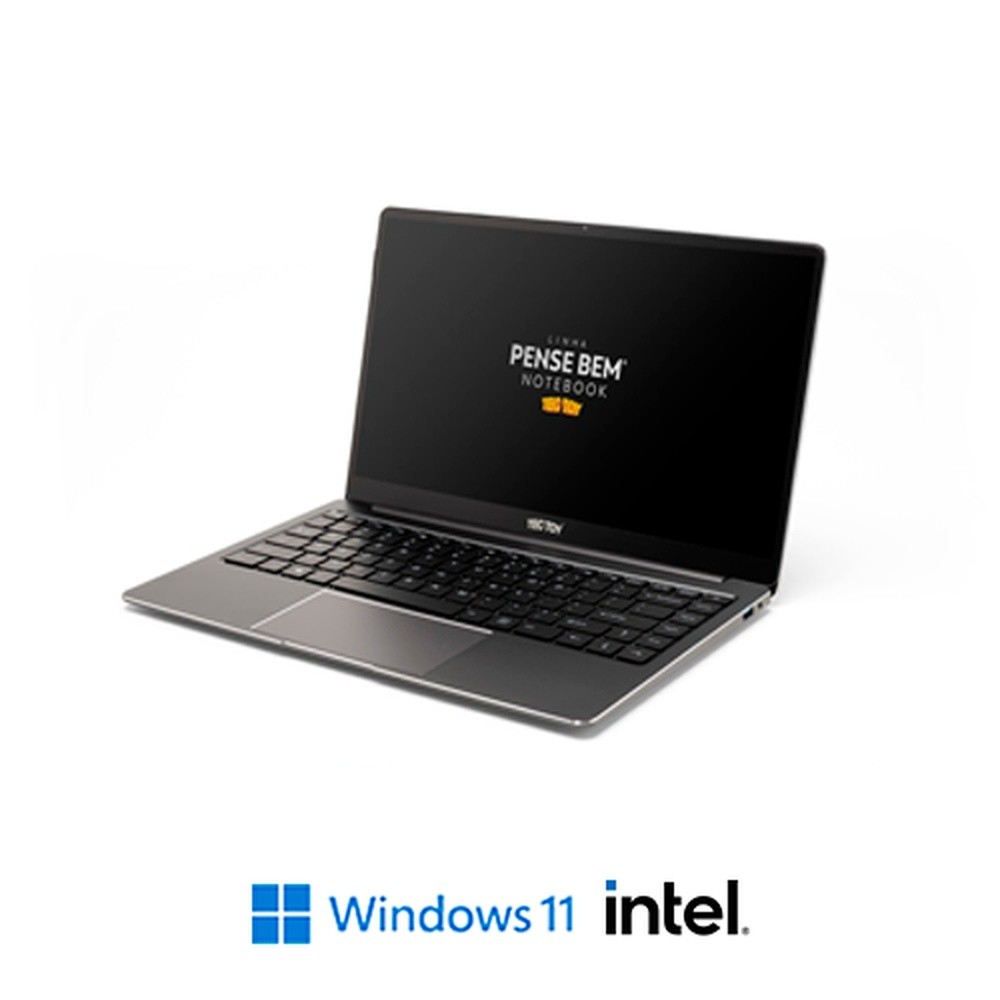 Pense Bem Notebook-Intel Celeron 128GB SSD 4GB RAM Win 11 Home