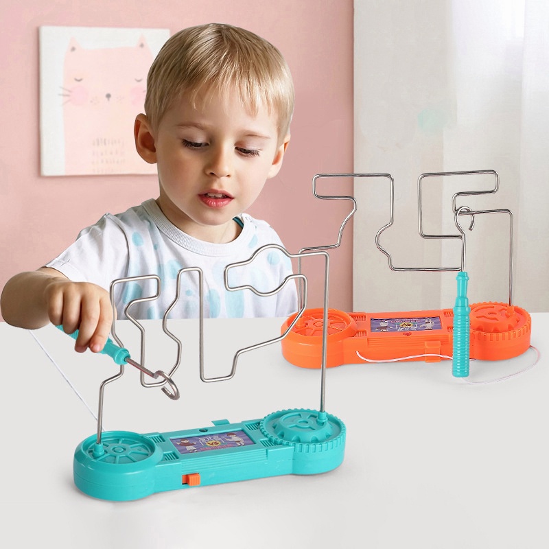 Colisão brinquedo labirinto elétrico que não zumbido o fio jogo de tabuleiro  clássico confiável jogo de quebra-cabeça retrô brinquedos-entendido para  crianças d50 - AliExpress