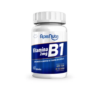 Suplemento de Vitamina B1 2mg 60 Cáps Apisnutri - SV