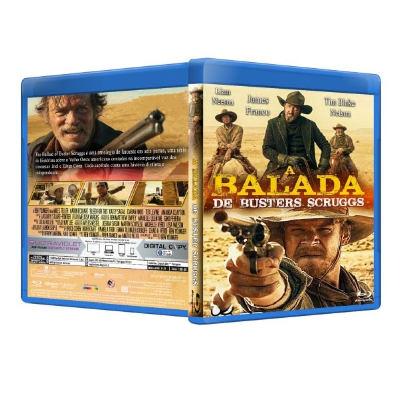 Bluray A Balada De Busters Scruggs [PERSONALIZADO] Shopee Brasil
