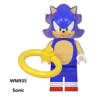 Anime Sonic Series Minifigures Sonic Metal Sonic Nakkrusu Teirusu