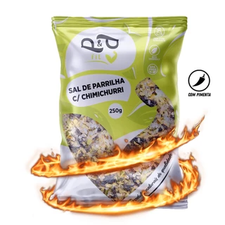 Sal de Parrila c/ Chimichurri com Pimenta - 250g - P&P em Oferta na Shopee