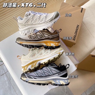 Puro Salomon Original xt6 Cross-Country Hiking Running Shoes Solomon Anti-derrapante Função Anti-derrapante Hiking Shoes Sports Shoes Trendy