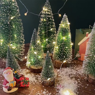 Mini árvore de natal, Luzes LED Desktop Decorações de Natal, Grande árvore  de Natal de mesa para decorações de Natal DIY A/r