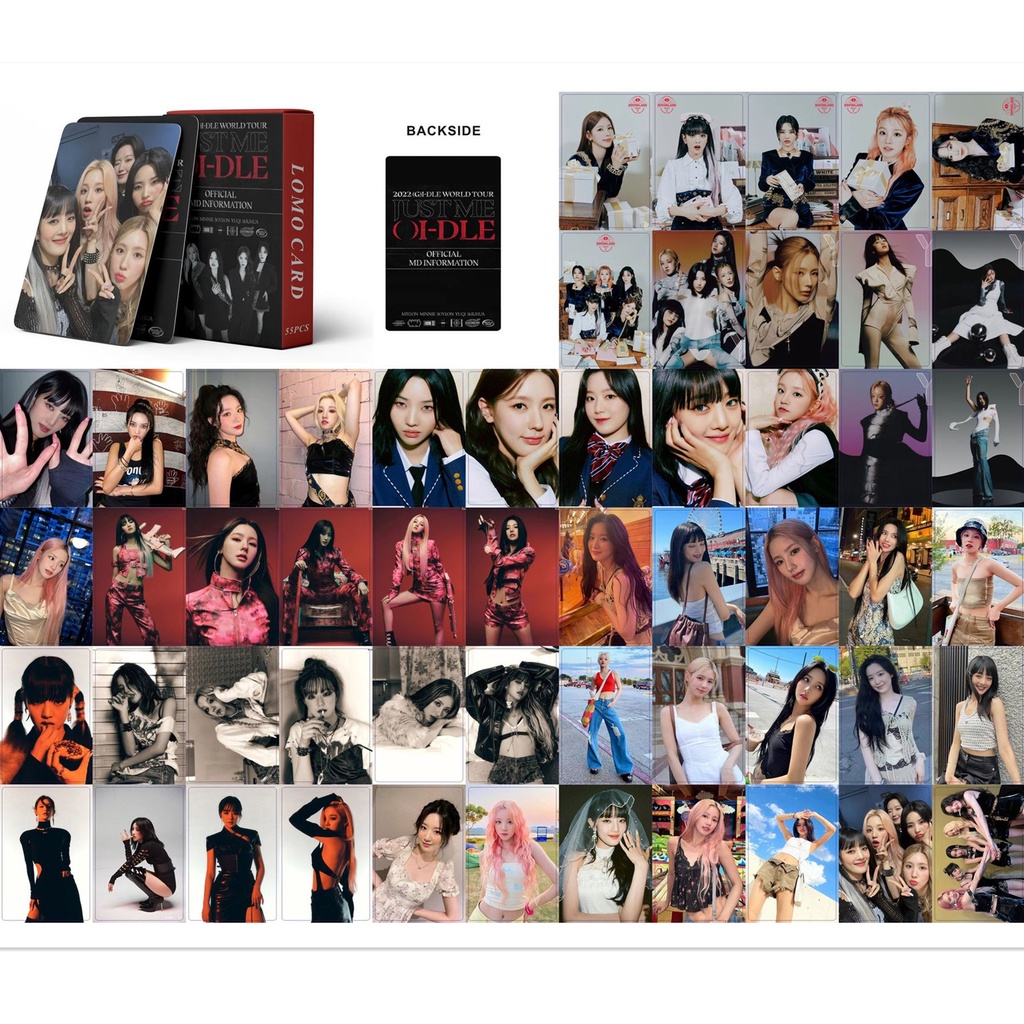 55pcs/box (G)I-DLE I LOVE Album 2022 WORLD TOUR Photocards MIYEON