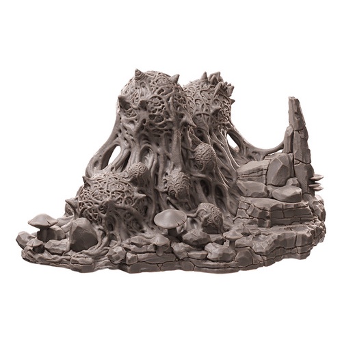 Miniaturas Infestação Tenebrosa Ovos De Aranha D&d Rpg Cinza