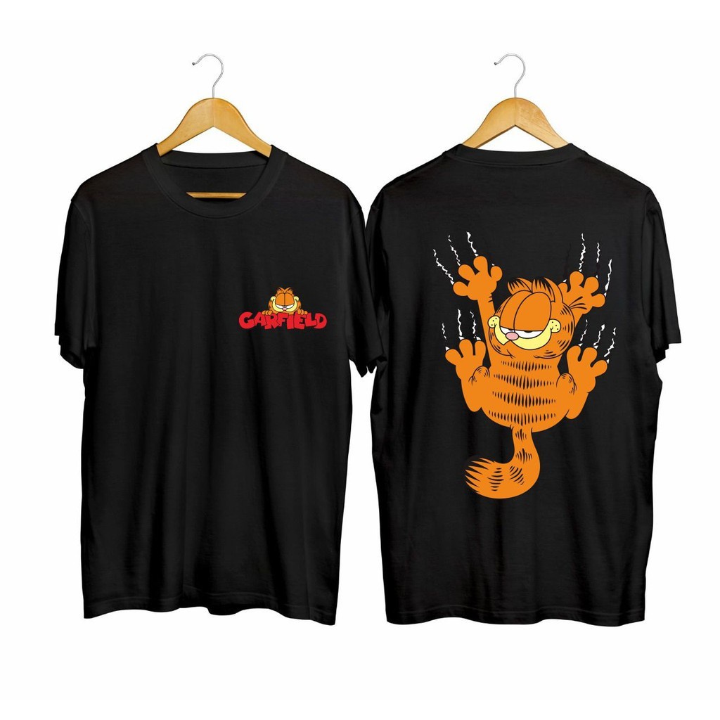 Camiseta Algodão Básica The Garfield Garras Tirinhas Fomosas Unissex oferta