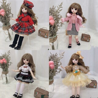 Boneca De 30cm BJD Doll 1/6 Princesa Vestir Roupas De Bricolage Meninas Presente De Brinquedo