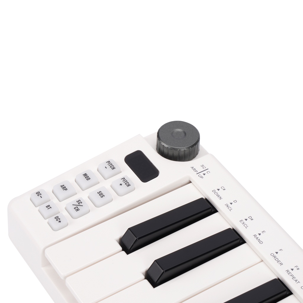 M-vave SMK-25 mini Teclado MIDI 25 Teclas Sensíveis À Velocidade